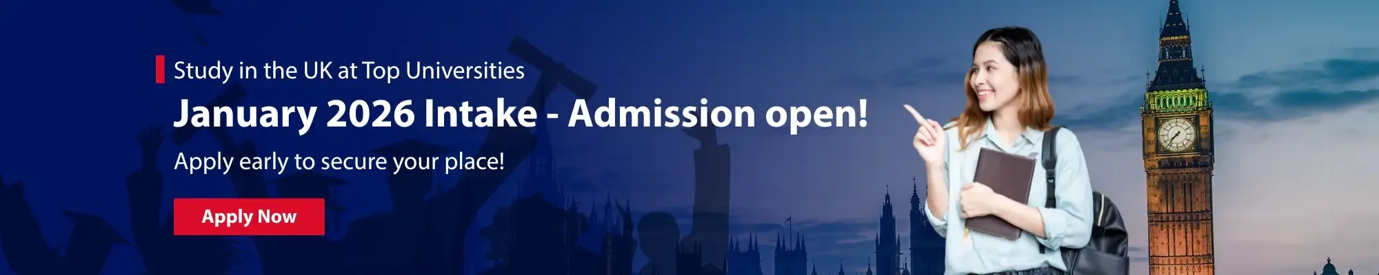 January Intake Banner